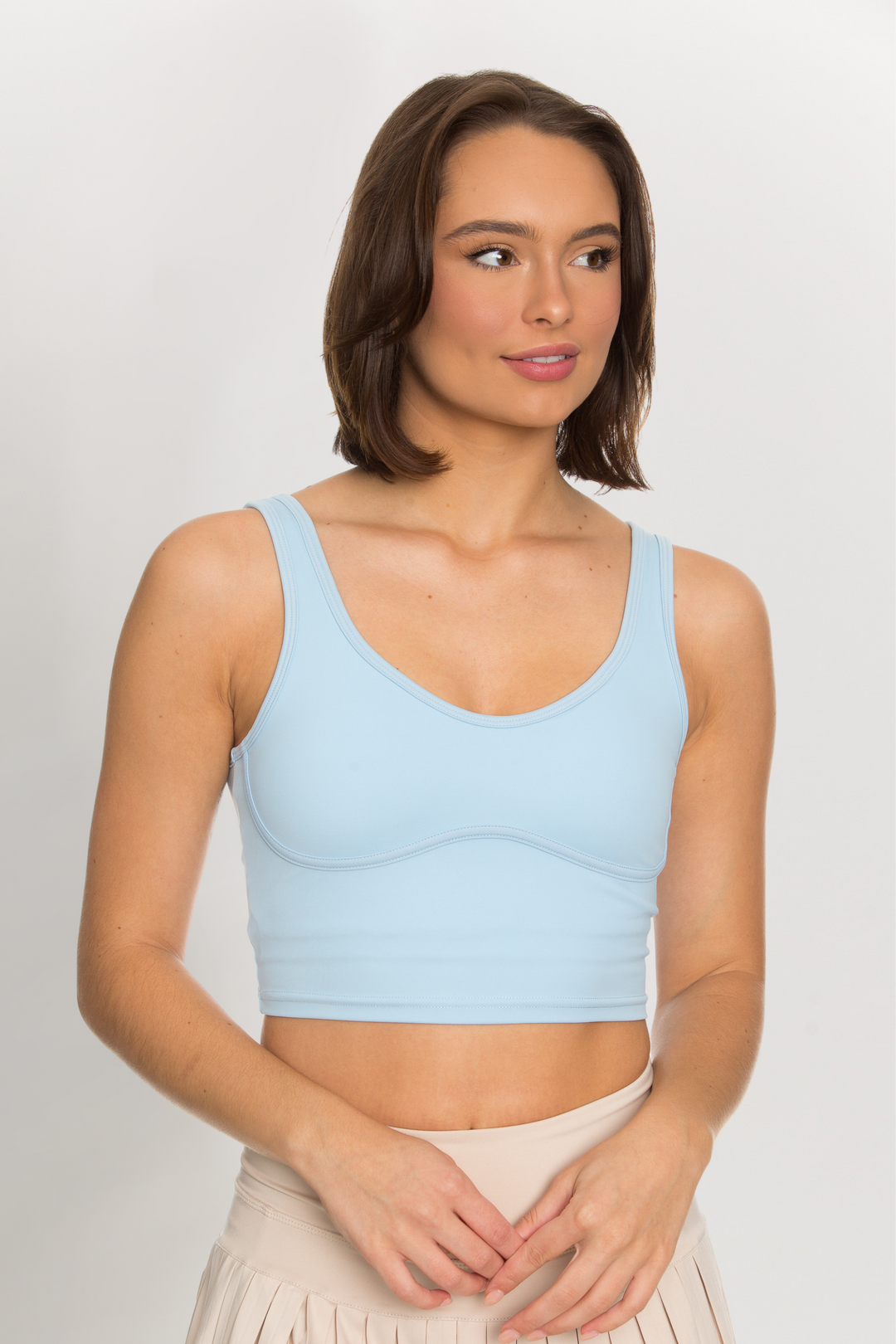 Lined Crop Bra Top
