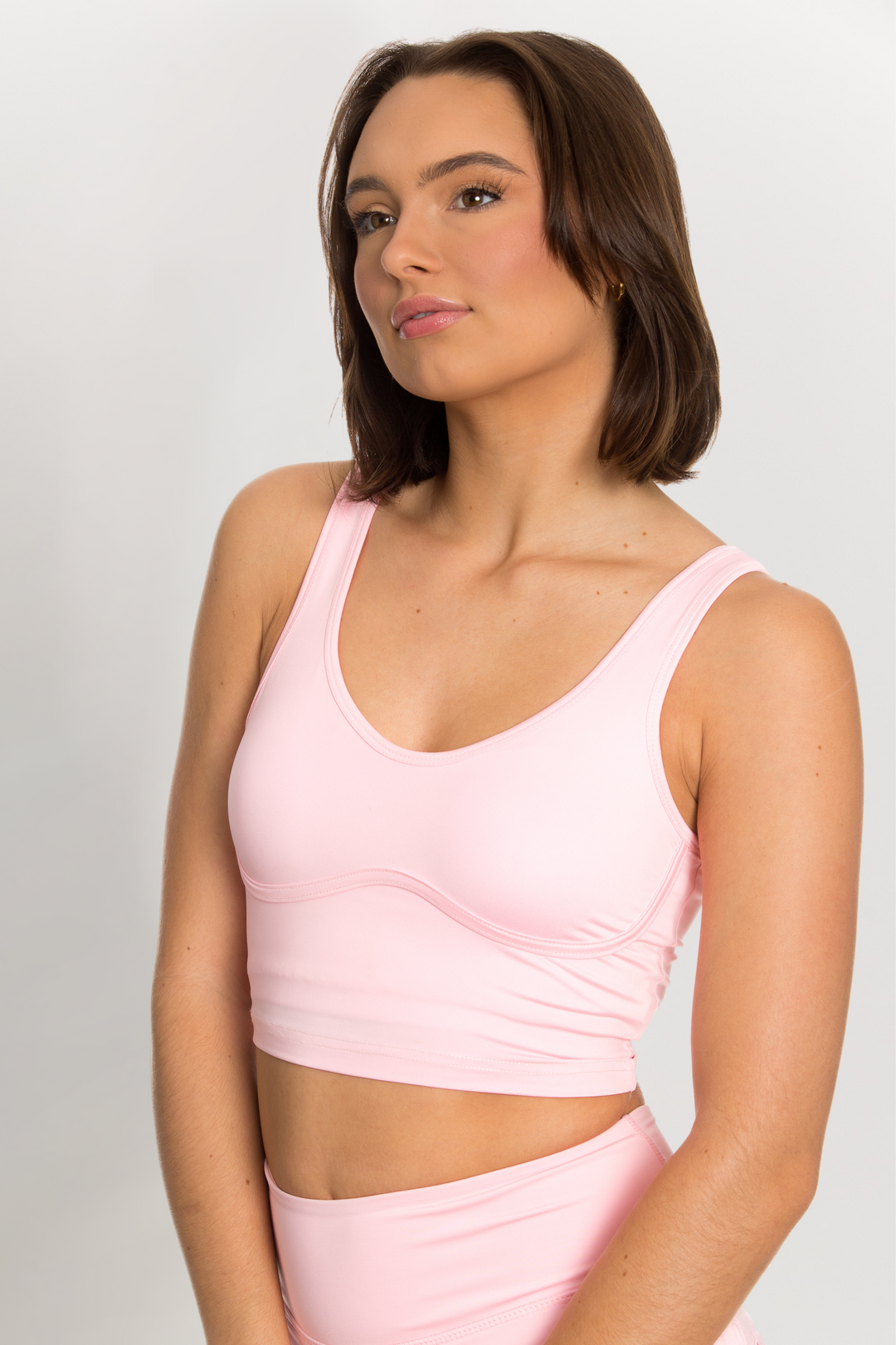 Lined Crop Bra Top