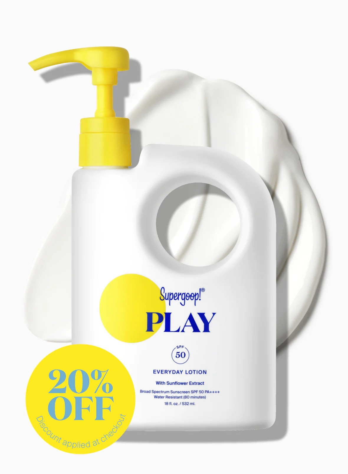 Supergoop! PLAY Everyday Lotion SPF 50 with Sunflower Extract