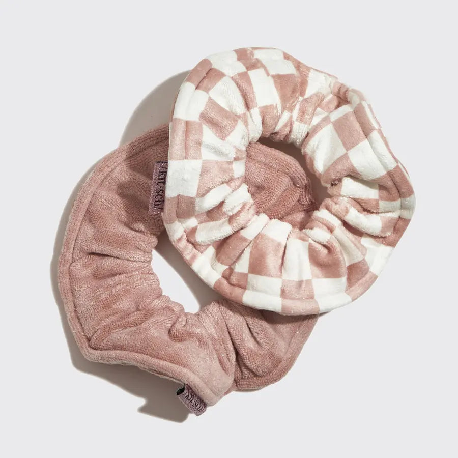 /KITSCH/ Microfiber Quick-Dry Towel Scrunchies 2pc