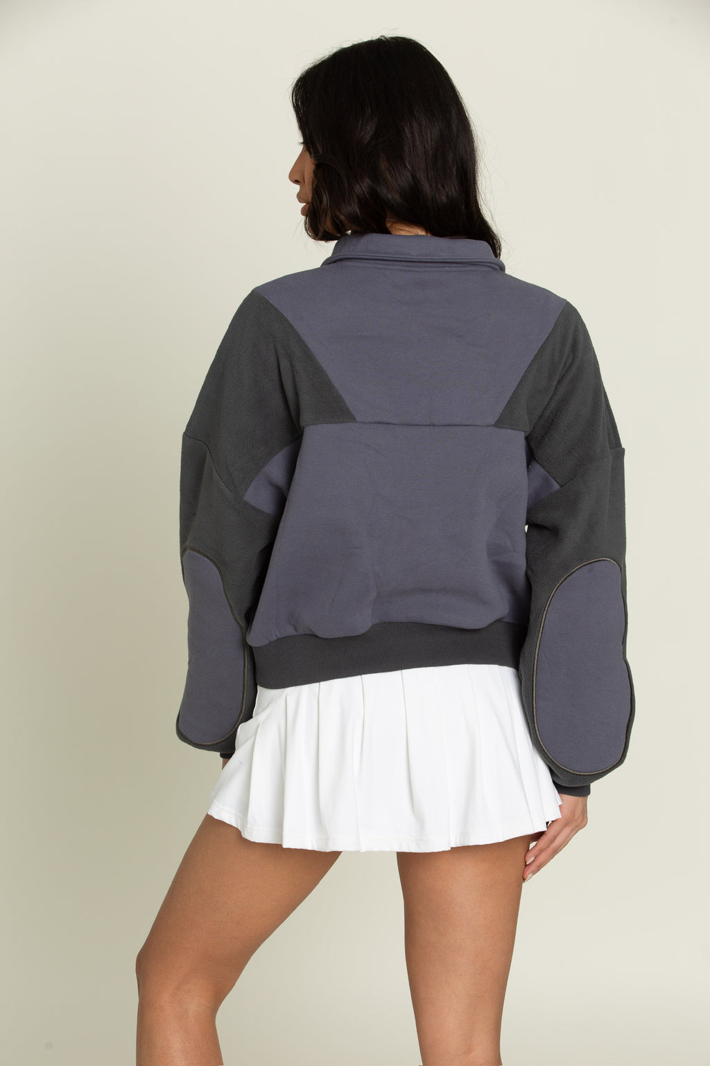 Navy Cargo Sweatshirt Pullover