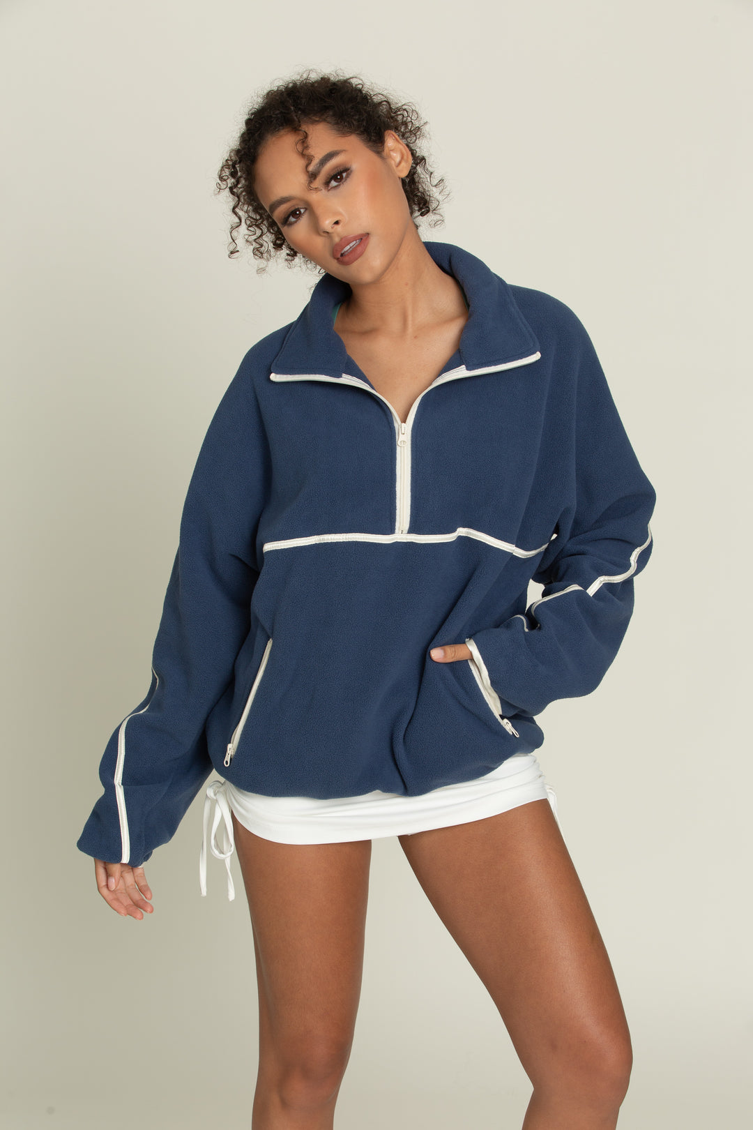 Minimalistic Half-Zip Pullover