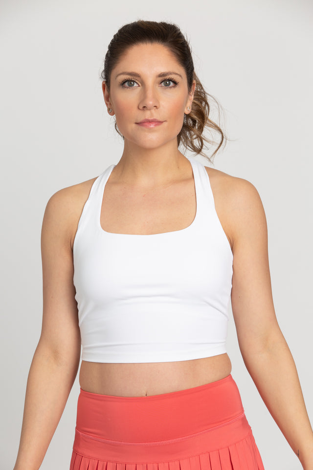 Whiteout Criss Cross Back Yoga Tank