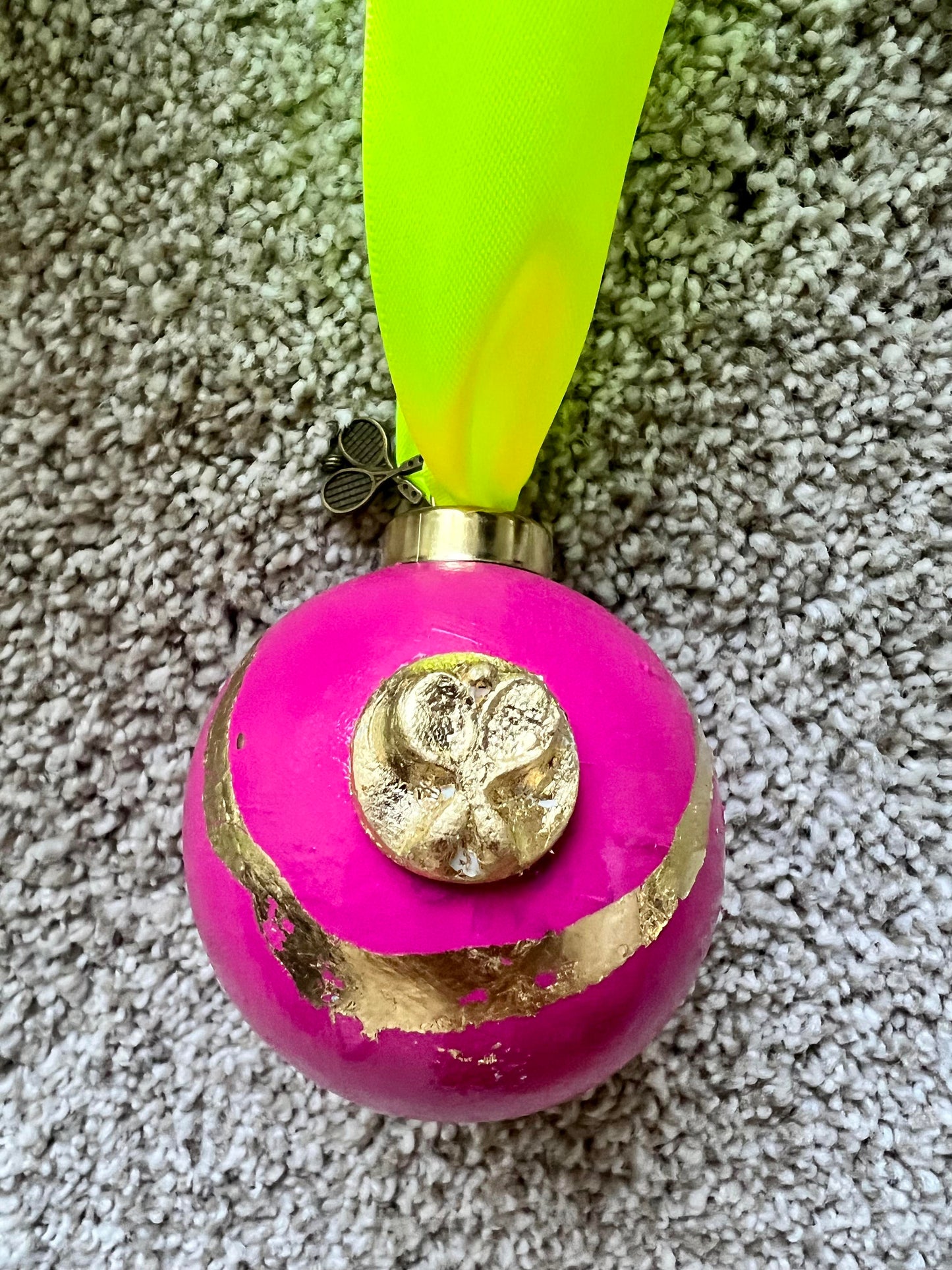 Christmas Tennis Ornament