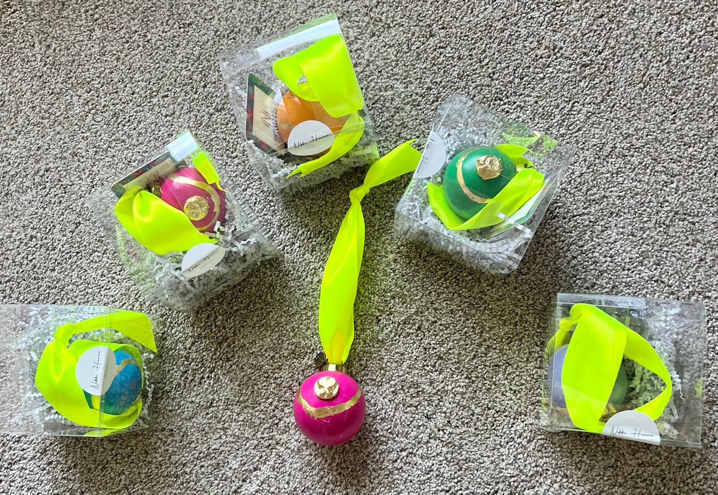 Christmas Tennis Ornament