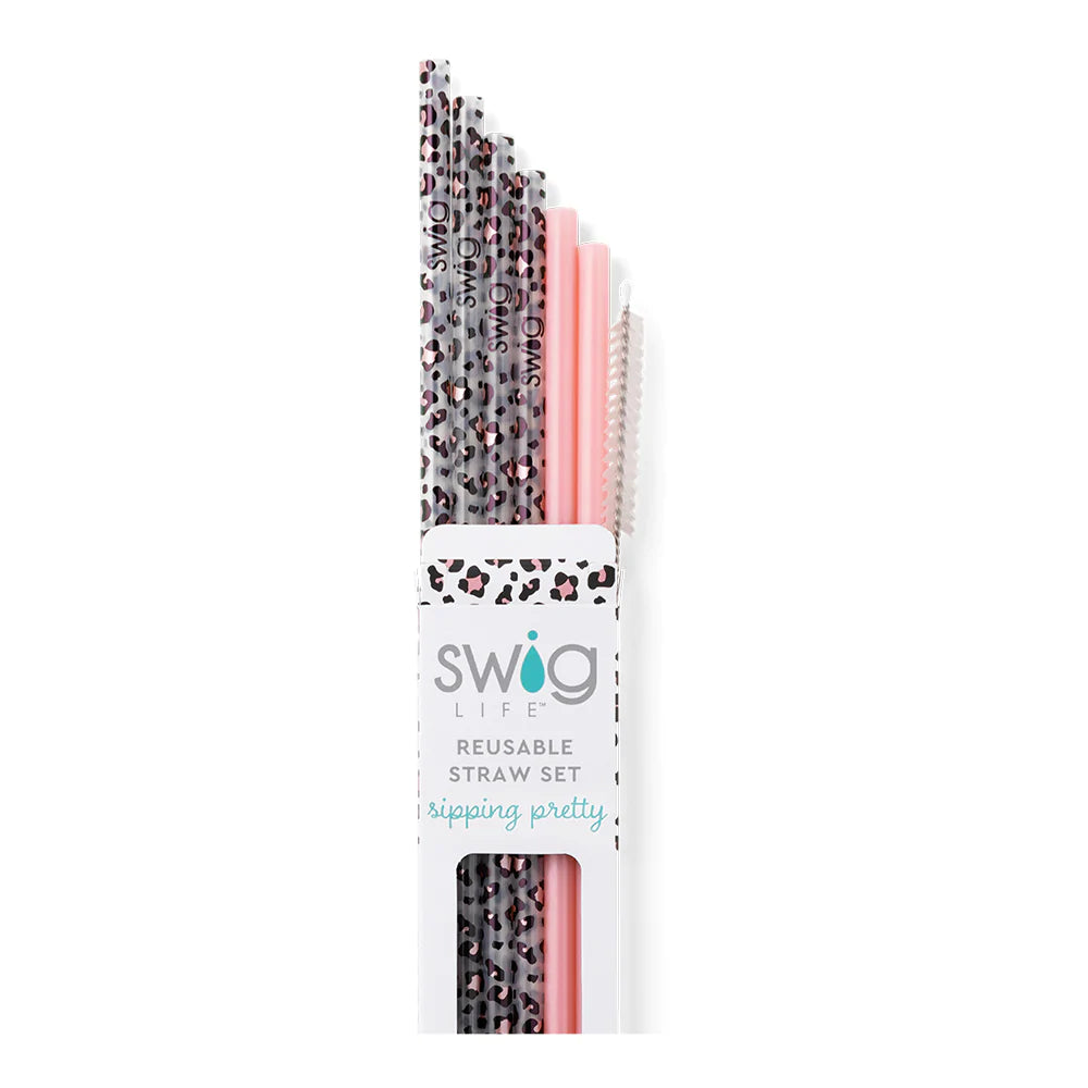 SWIG Reusable Straw Set