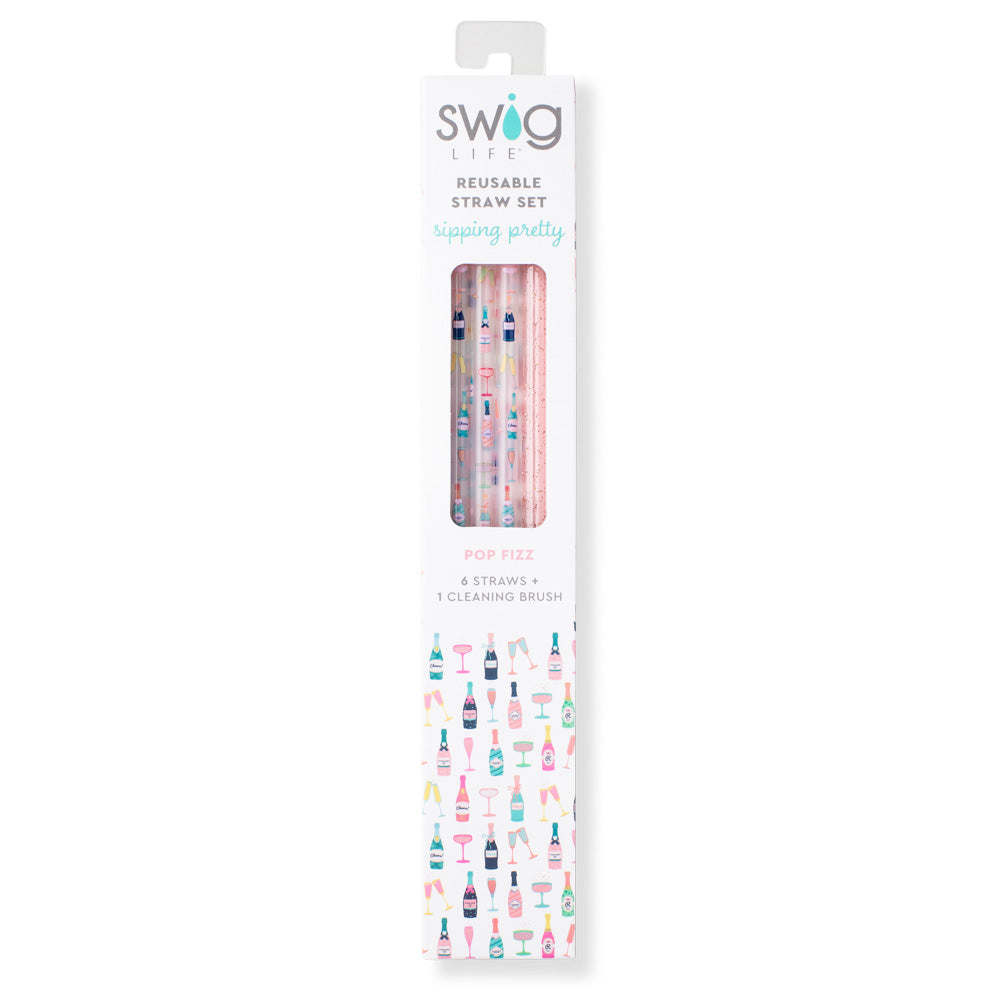 SWIG Reusable Straw Set