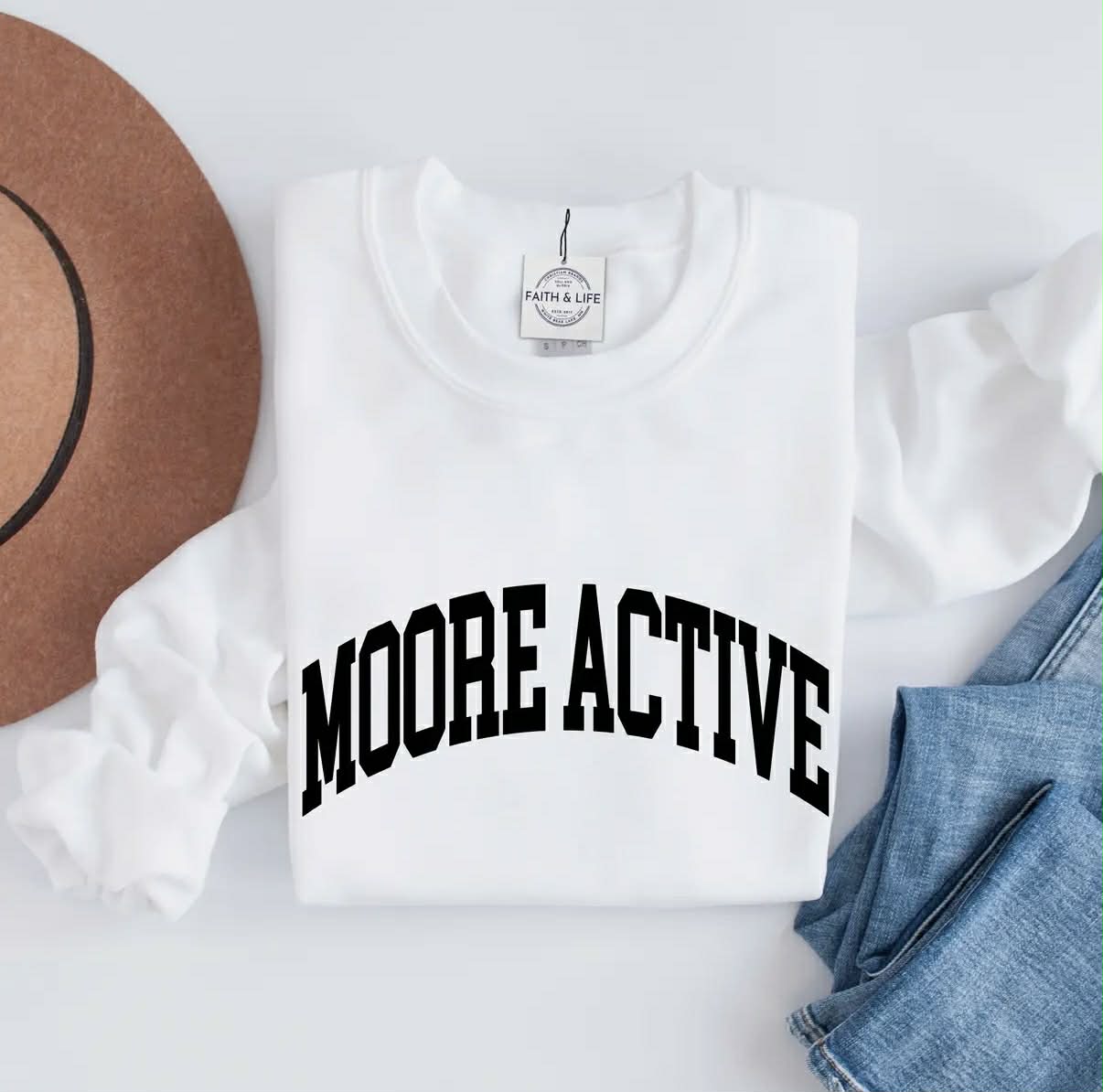 Moore Active Branded Sweaters