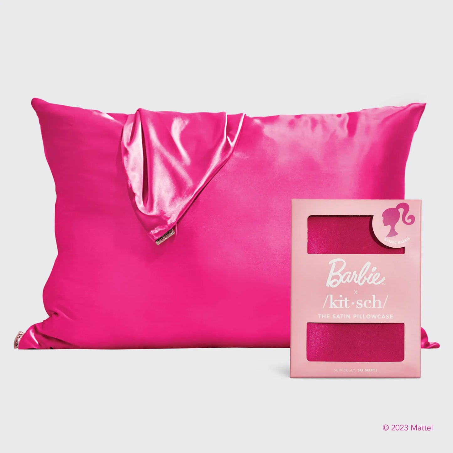 /KITSCH/ Barbie x kitsch Satin Pillowcase