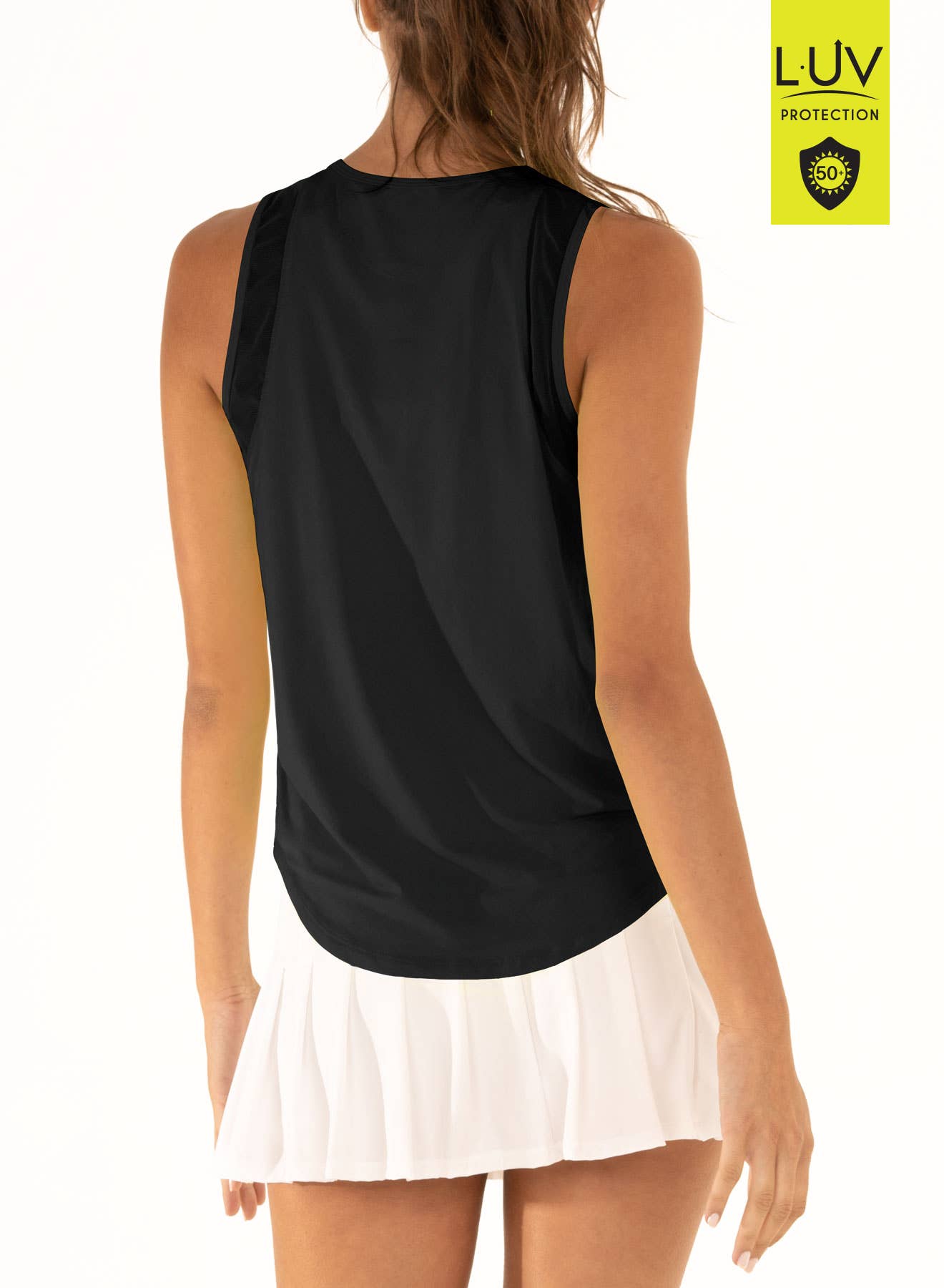 Women's UV 50+ Chill Out Tank - BLACK