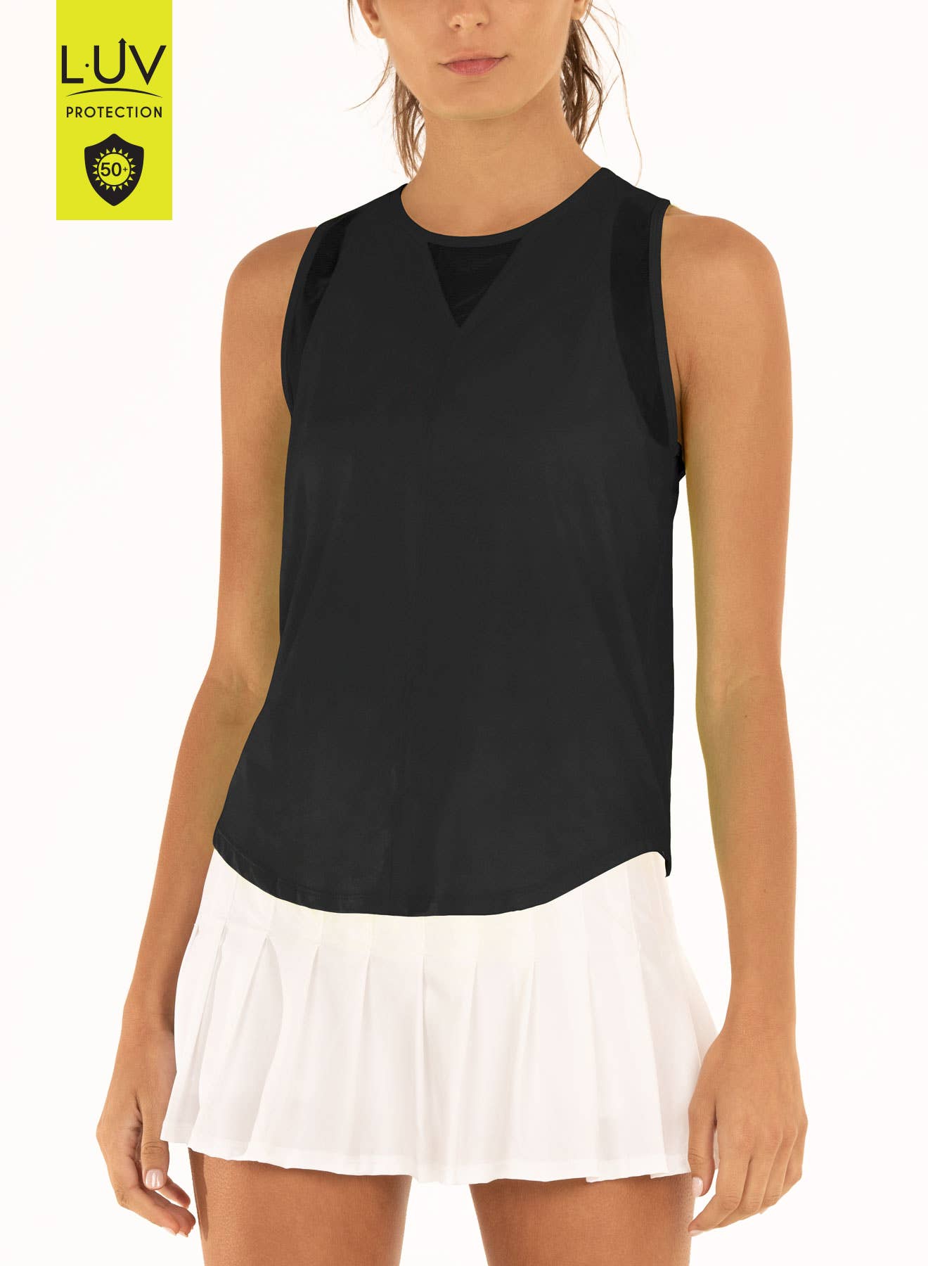 Women's UV 50+ Chill Out Tank - BLACK