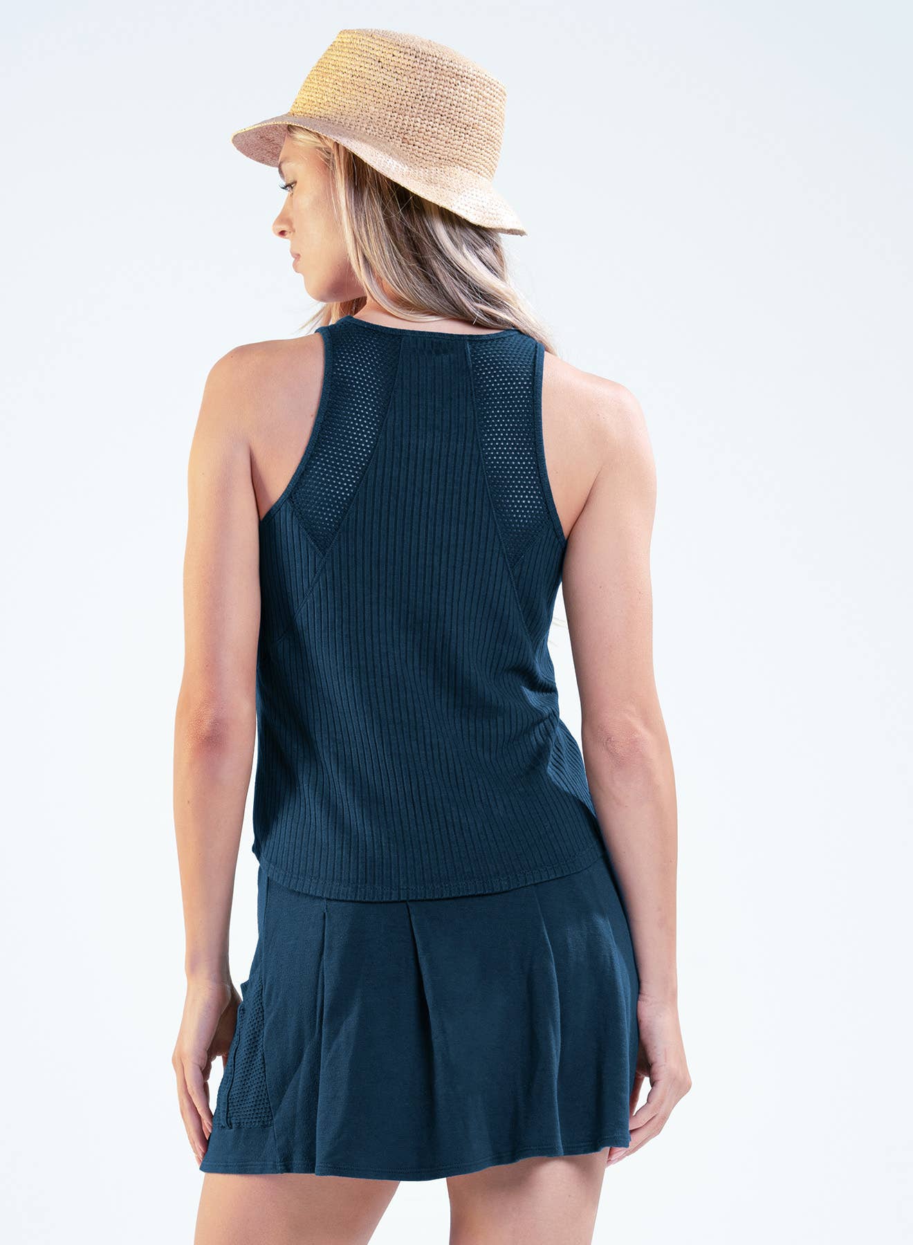 Women's Rib Breezy Tank - Midnight