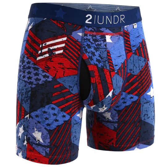 2UNDR Swing Shift-6in Boxer Brief Prints