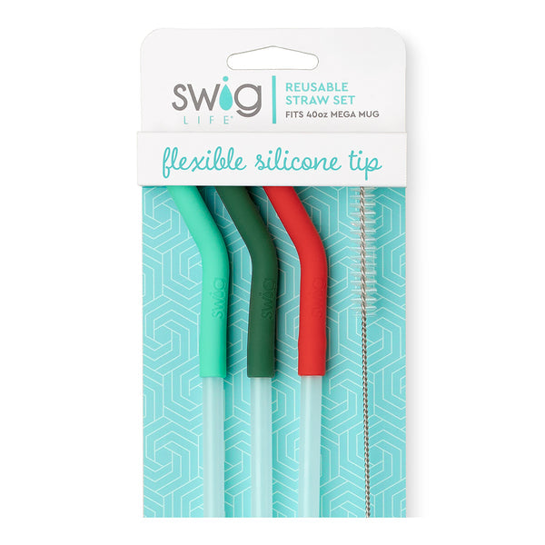 SWIG Reusable Straw Set